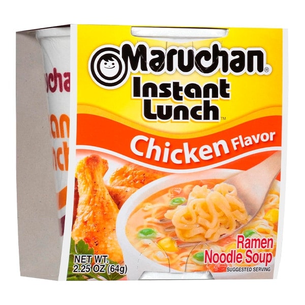 Лапша быстрого приготовления Instant Lunch со вкусом курицы Maruchan, стакан 64 г