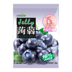 Желе конняку со вкусом голубики Cozzo, 160 г