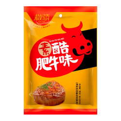 Снек соевый со вкусом говядины Jiao Jiao, пачка 90 г