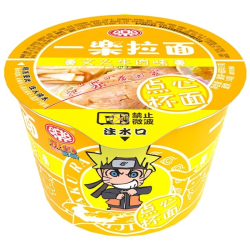 Лапша быстрого приготовления Ичираку рамен со вкусом говядины Naruto, чашка 35 г Лапша быстрого приготовления Ичираку рамен со вкусом говядины Naruto, чашка 35 г
