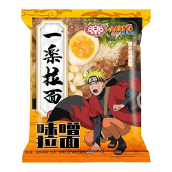 Лапша быстрого приготовления Ичираку рамен со вкусом мисо Naruto, пачка 125 г