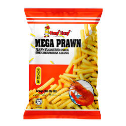 Кукурузные палочки Mega Prawn со вкусом креветки Hari Hari, 60 г