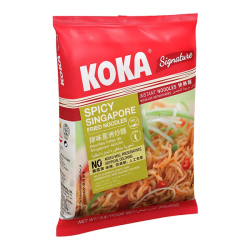 Лапша быстрого приготовления со вкусом острой лапши по-сингапурски Сигнече Koka, пачка 85 г