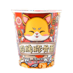 Лапша быстрого приготовления со вкусом свинины Le Ramen Meow, стакан 73 г Лапша быстрого приготовления со вкусом свинины Le Ramen Meow, стакан 73 г