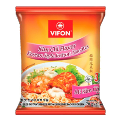 Лапша быстрого приготовления Premium со вкусом кимчи Vifon, пачка 70 г