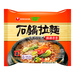 Лапша быстрого приготовления Clay Pot со вкусом говядины Nongshim, пачка 120 г