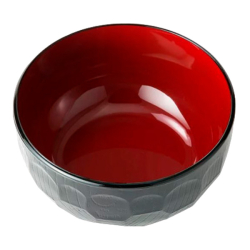 Пиала восточная сакура черно-красная Japan Premium, 750 мл