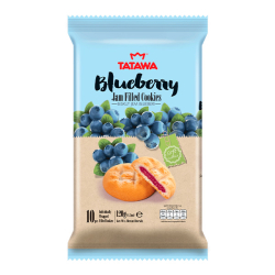 Бисквитное печенье с черничным джемом Tatawa, 120 г