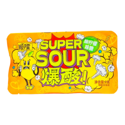 Карамель супер кислая со вкусом лимона Shun Long Food, 9 г