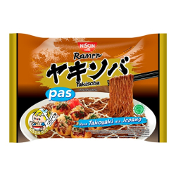 Лапша быстрого приготовления Japanese Style Якисоба Nissin, пачка 76 г