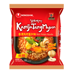 Лапша быстрого приготовления Камджатан со вкусом свиных рёбрышек Nongshim, пачка 120 г Лапша быстрого приготовления Камджатан со вкусом свиных рёбрышек Nongshim, пачка 120 г