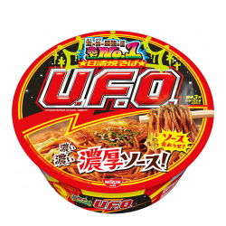 Лапша быстрого приготовления НЛО якисоба с густым соусом Ноко Nissin, чашка 128 г