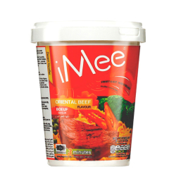Лапша быстрого приготовления со вкусом говядины iMee, стакан 65 г Лапша быстрого приготовления со вкусом говядины iMee, стакан 65 г