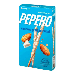 Соломка Pepero Snowy Almond в шоколадной глазури Lotte, 32 г