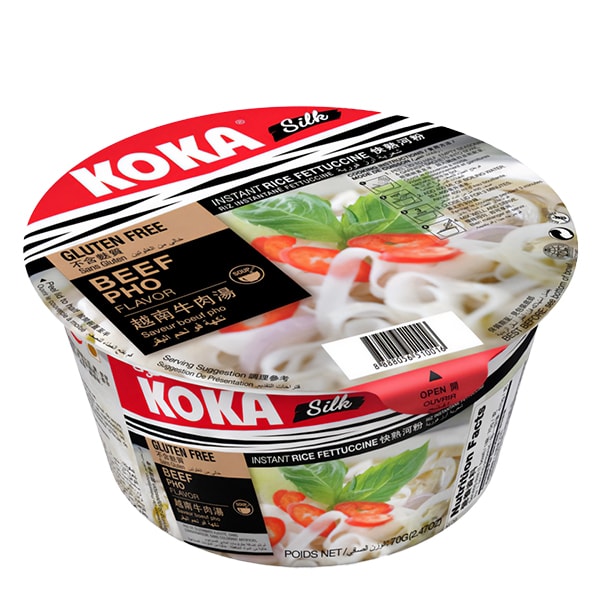 Лапша быстрого приготовления со вкусом ФО БО с говядиной Силк Koka, чашка 70 г