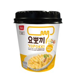 Рисовые клёцки ттокпокки в сливочно-луковом соусе Yopokki, стакан 120 г