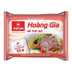 Лапша быстрого приготовления пшеничная Hoang Gia со вкусом говядины Vifon, пачка 120 г