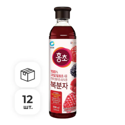 Концентрированная смесь для напитков Hong-Cho Ежевика Daesang, 900 мл х 12 шт