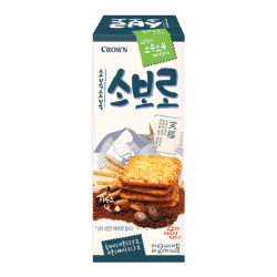 Песочные миндальные крекеры Соборо Crown, 60 г