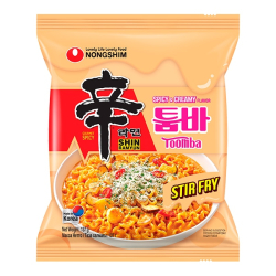 Лапша быстрого приготовления Шин Рамен Toomba с острым сырно-сливочным вкусом Nongshim, пачка 137 г