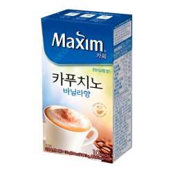 Кофе растворимый 3 в 1 Капучино со вкусом ванили Maxim, 13 г х 10 п