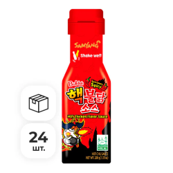 Соус супер острый Hot Chicken со вкусом курицы Булдак Samyang, 200 г х 24 шт