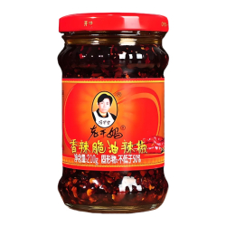 Острый соус с хрустящим перцем чили Lao Gan Ma, 210 г