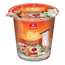 Лапша быстрого приготовления рисовая со вкусом восточных пряностей Vifon, стакан 60 г