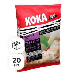 Лапша быстрого приготовления со вкусом Том Ям Силк Koka, пачка 70 г х 20 шт
