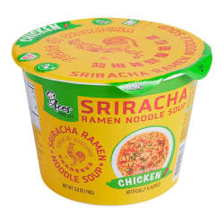 Лапша быстрого приготовления со вкусом курицы Sriracha, чашка 110 г