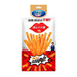 Снек пшенично-соевый хрустящие пряные палочки Xiange, пачка 58 г