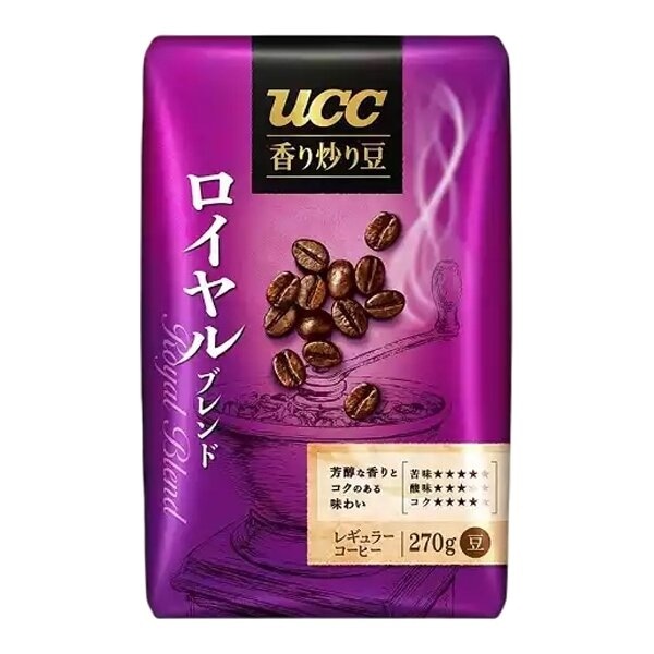 Кофе зерновой Каори Ирим Эйм Роял Бленд UCC, 270 г