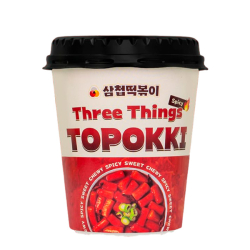 Рисовые клёцки ттокпокки в остром соусе Three Things, 139 г Рисовые клёцки ттокпокки в остром соусе Three Things, 139 г