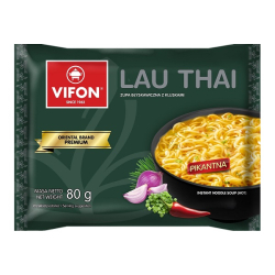 Лапша быстрого приготовления Лау Тай Премиум Vifon, пачка 80 г