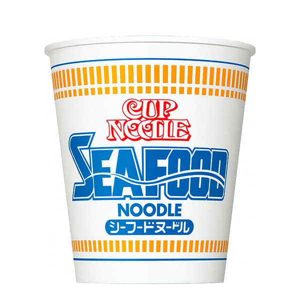 Лапша быстрого приготовления со вкусом морепродуктов Nissin, стакан 75 г