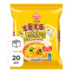 Лапша быстрого приготовления со вкусом сыра Ottogi, пачка 111 г х 20 шт