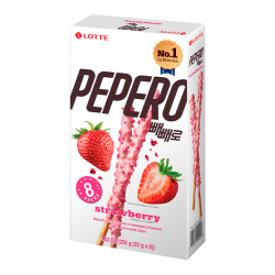 Соломка Pepero Strawberry в шоколадной глазури Lotte, 32 г