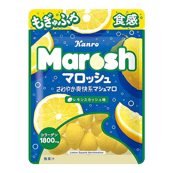 Маршмэллоу Marosh со вкусом лимонного сквоша Kanro, 50 г