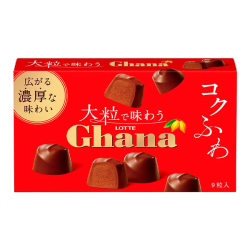 Шоколадные конфеты Ghana Lotte, 69,3 г