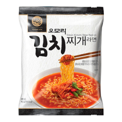 Лапша быстрого приготовления со вкусом тушеной кимчи GS25, пачка 160 г