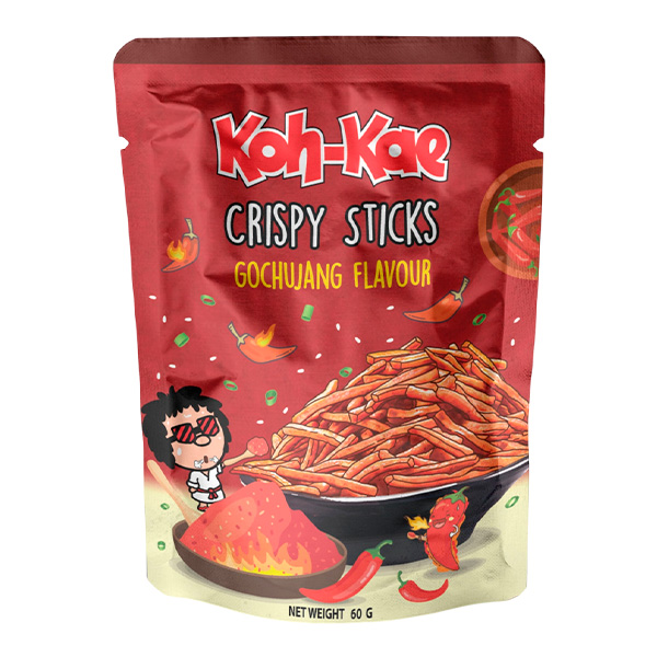 Хрустящие палочки со вкусом острой пасты кочудян Koh-Kae, 60 г
