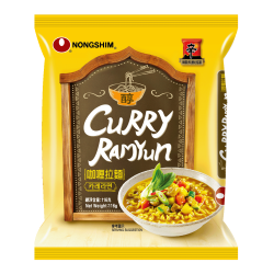 Лапша быстрого приготовления Карри Рамен Nongshim, пачка 116 г