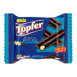 Трубочки вафельные Topfer с ванильной начинкой Frontier, 120 г