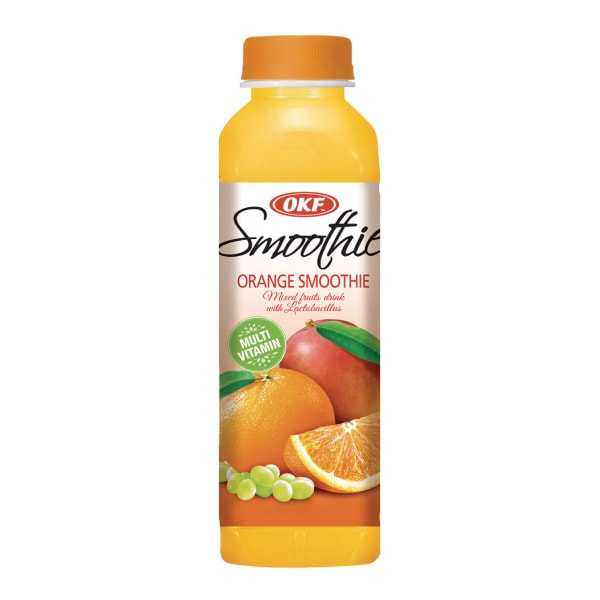 Напиток Смузи Orange (апельсин, белый виноград, манго) OKF, 500 мл