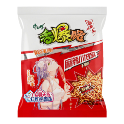 Лапша быстрого приготовления хрустящая со вкусом пряных раков Kang Shi Fu, пачка 33 г