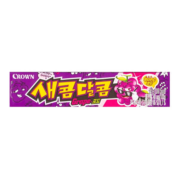 Жевательные конфеты со вкусом винограда Crown, 29 г