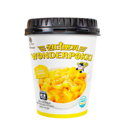 Рисовые клёцки ттокпокки в сырном соусе Wonderpokki, стакан 120 г