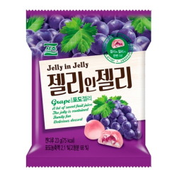 Мармелад Jelly In Jelly со вкусом винограда Seoju, 23 г Мармелад Jelly In Jelly со вкусом винограда Seoju, 23 г