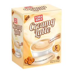 Кофе растворимый сливочный Латте Torabika, 30 г х 5 п