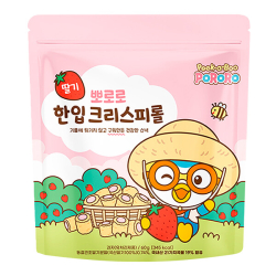 Печенье Пороро хрустящий ролл со вкусом клубники YouYoung, 60 г